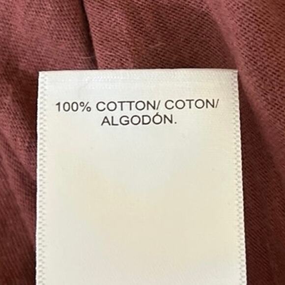 Lucky Brand Women's Brown Round Neck Sleeveless Crochet Yoke Tee Top Size XS - Picture 4 of 4